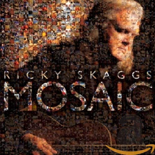 CD cover for Ricky Skaggs’ “Mosaic” featuring a portrait made of photos.