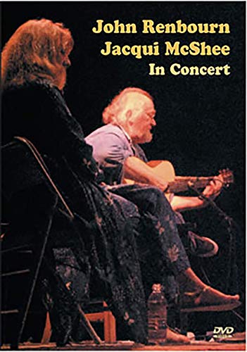 John Renbourn and Jacqui McShee performing music on stage, DVD cover.