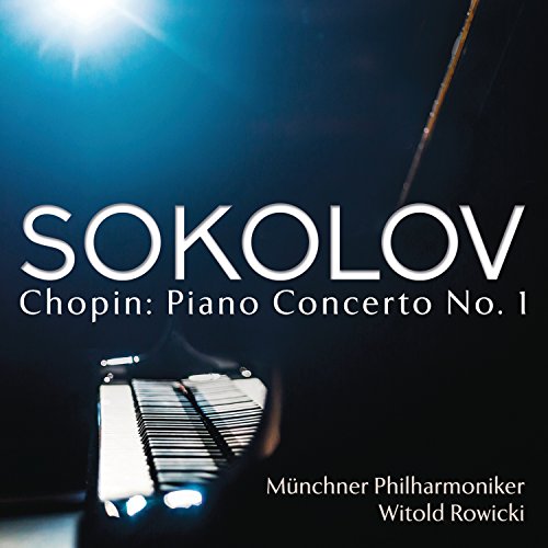 CD cover for Grigory Sokolov performing Chopin’s Piano Concerto No. 1.