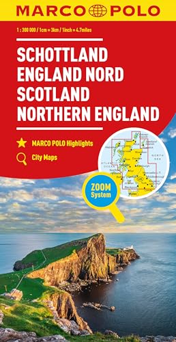 Scotland Marco Polo Map: Also covers Northern England (Marco Polo Maps)