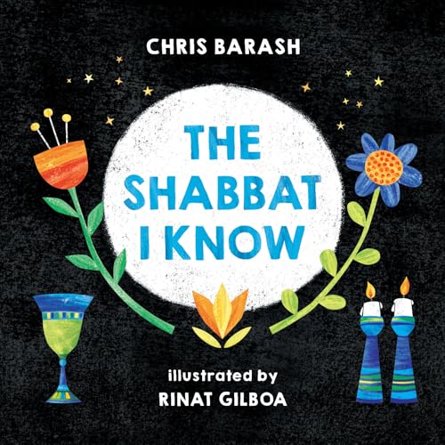 Book cover: "The Shabbat I Know" with floral and candle illustrations.