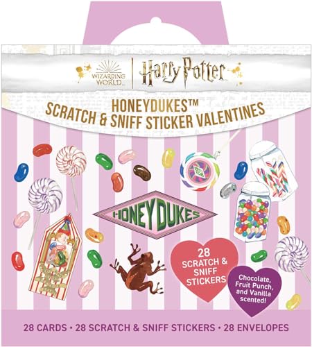 Harry Potter: Honeydukes Scratch & Sniff Sticker Valentines : School Valentines