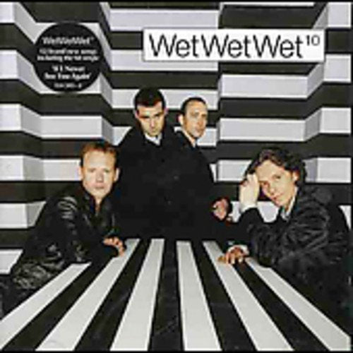 Wet Wet Wet album cover featuring four men on striped flooring.
