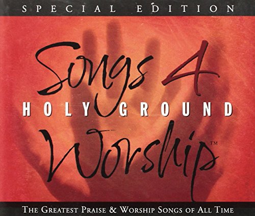 CD cover for “Songs 4 Worship Vol 2 - Holy Ground” with a hand.