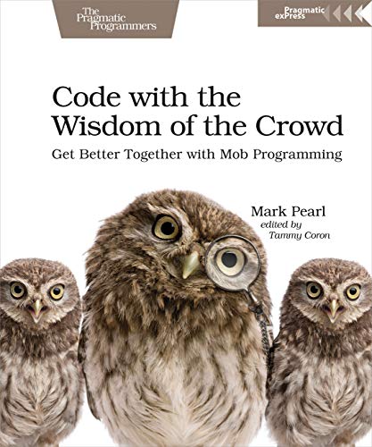 Book cover featuring three owls, one wearing glasses, titled “Code with the Wisdom of the Crowd.”
