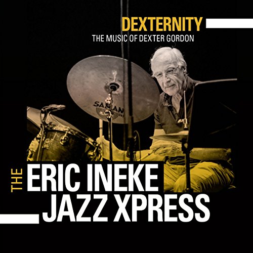 CD cover featuring jazz drummer Eric Ineke and Dexter Gordon’s portrait.
