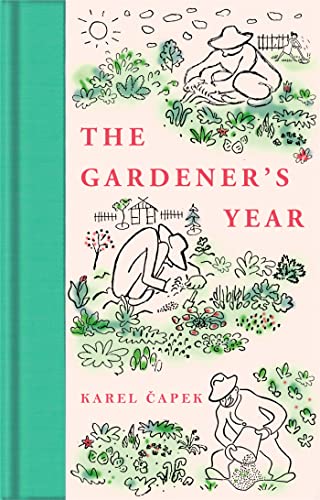 Book with green cover, gardening illustrations, and classic font in Macmillan Collector's Library series.