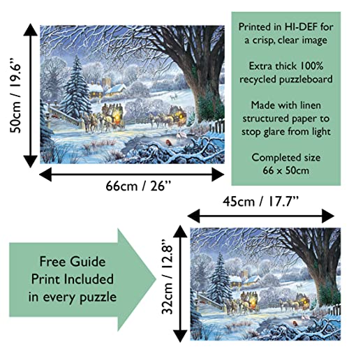 Christmas Coaches 1000 Piece Puzzle