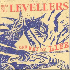 CD cover for The Levellers’ “One Way of Life” with blue and red artwork.