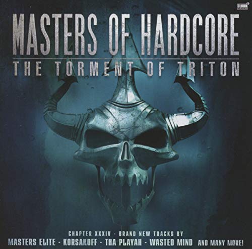 CD cover for “Masters of Hardcore: The Torment of Triton” featuring a skull.