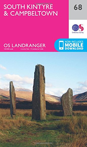 Landranger (68) South Kintyre & Campbeltown (OS Landranger Map)