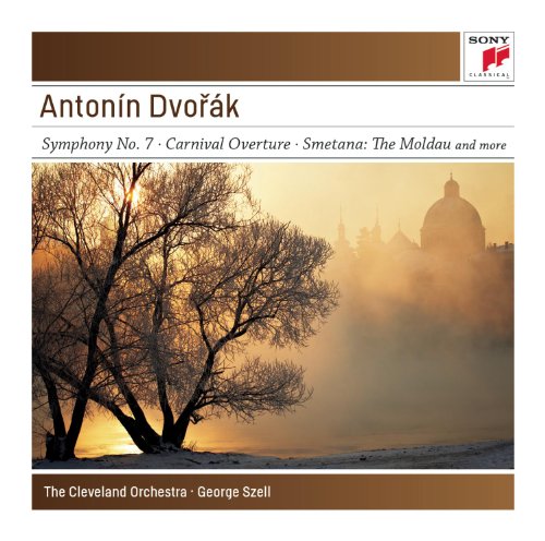CD cover for Dvorak's Symphony No. 7, featuring a misty landscape.