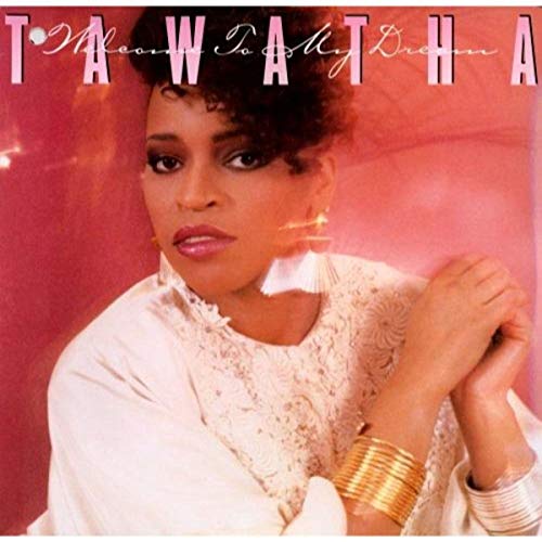 Album cover featuring Tawatha with pink text and a red background.