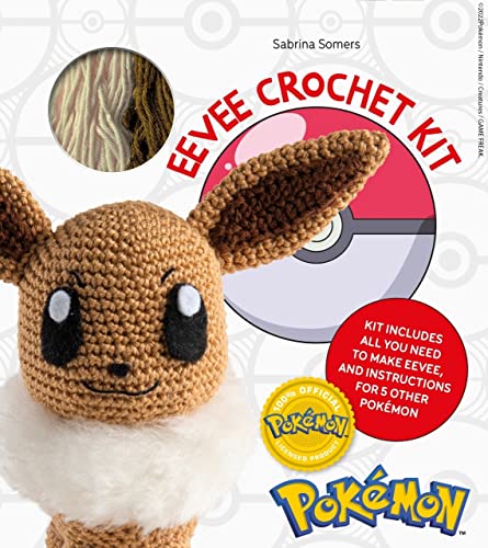 Pokémon Crochet Eevee Kit: Kit includes materials to make Eevee and instructions for 5 other Pokémon (Pokémon)