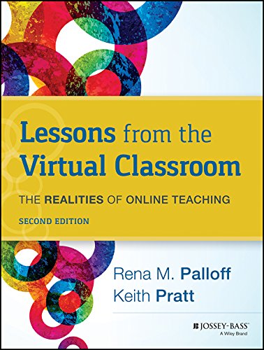 Book cover for Lessons from the Virtual Classroom featuring colorful abstract circles.