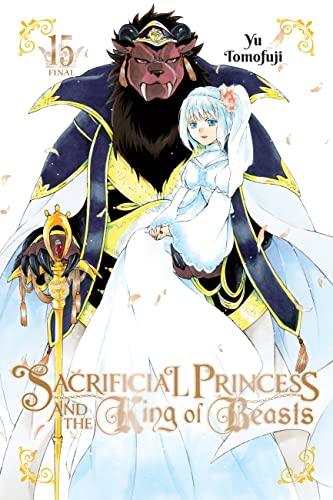 Manga volume 15 cover: princess and beast with ornate gold details.