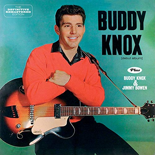 Buddy Knox album cover featuring a young man with a guitar.