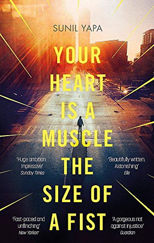 Book cover showing a lone figure standing on a city street at sunset.