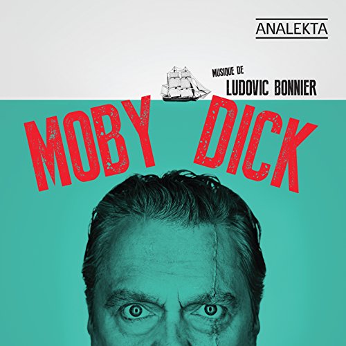 CD cover for "Moby Dick" by Ludovic Bonnier, featuring a man’s face.