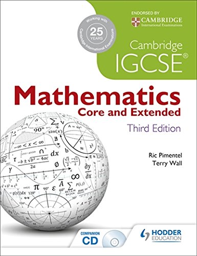 Cambridge IGCSE Mathematics Core and Extended 3ed + CD (Cambridge IGCSE) (Book & CD)