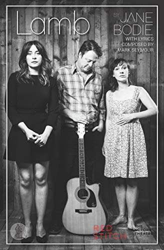 Book cover: three people with a guitar, black and white photo.