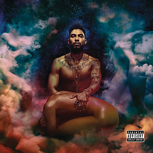 Miguel album cover, “Wildheart,” featuring a shirtless man in a cloudy sky.