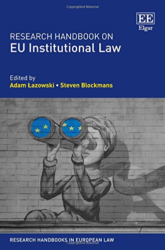 Research Handbook on Eu Institutional Law