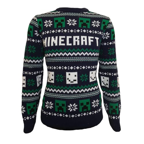 Minecraft - Pattern (Unisex Knitted Jumper) Ex Large