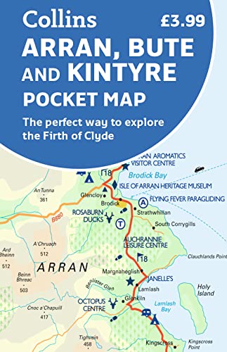 Arran, Bute and Kintyre Pocket Map : The Perfect Way to Explore the Firth of Clyde