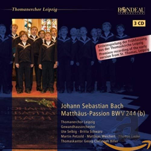 St Thomas Boys Chr Leipzig - BACH:ST MATTHEW PASSION [CD]