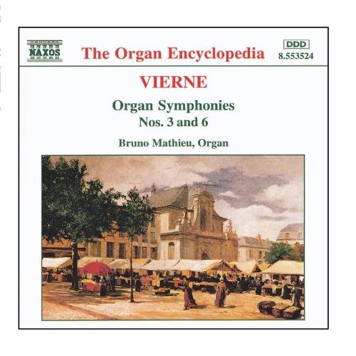 CD cover: "The Organ Encyclopedia" featuring a painting of a town square.