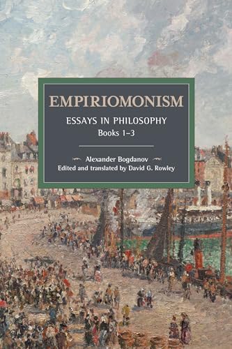Book cover with title “Empiriomonism” over a harbor painting.