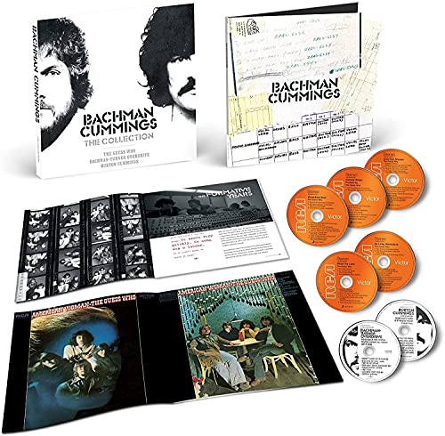Bachman Cummings CD collection with album artwork and multiple discs.
