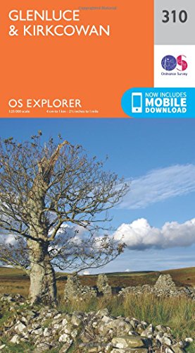 OS Explorer Map (310) Glenluce and Kirkcowan (OS Explorer Paper Map)