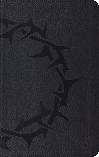 ESV Thinline Bible (TruTone, Charcoal, Crown Design)