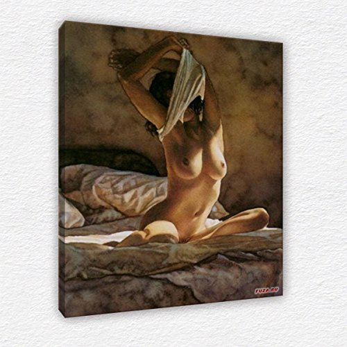 Falling Forward - CTX Art - From the Angel of Temptation Art Painting on Canvas for Wall and Home Decoration (60cm x 90cm (24inches * 36inches)) [VINYL]