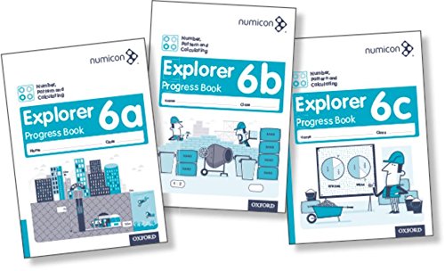 Numicon: Number, Pattern and Calculating 6 Explorer Progress Books ABC (Mixed pack)