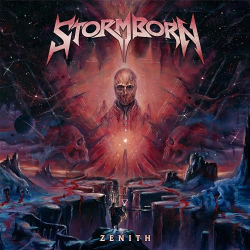 CD cover art: dark fantasy scene with hooded figure and skulls.