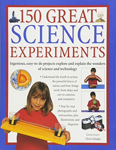 Book cover featuring children doing science experiments, with colorful illustrations.