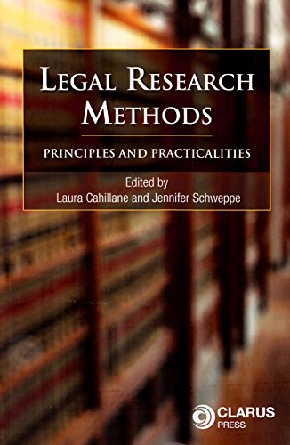 Legal Research Methods: Principles and Practicalities