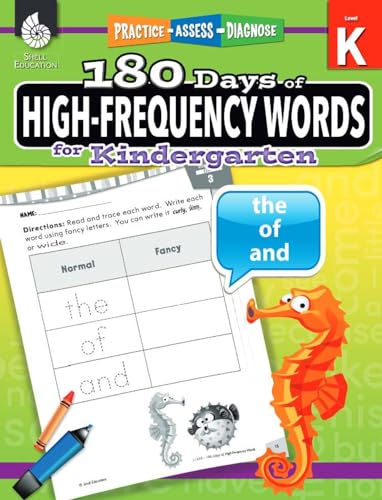 180 Days™: High-Frequency Words for Kindergarten : Practice, Assess, Diagnose