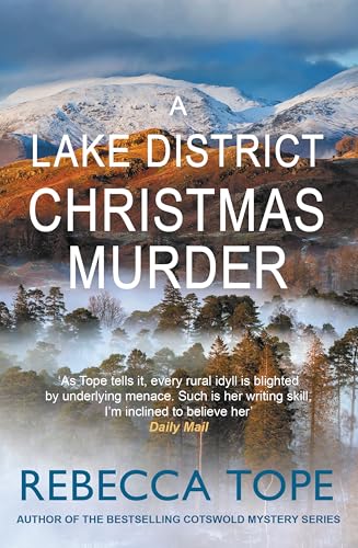 Book cover showing snow-capped mountains and a misty forest with white text overlay.