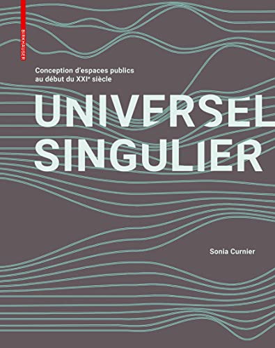 Book cover with abstract blue lines and large white text: "UNIVERSEL SINGULIER".