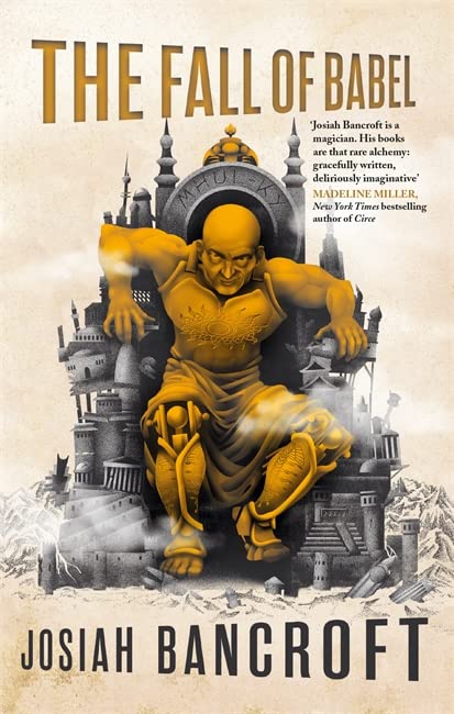 Book cover with title and author name in bold font on dark background.