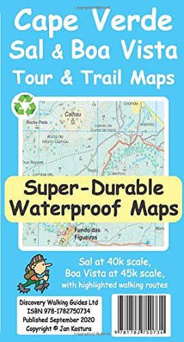 Cape Verde Sal and Boa Vista Tour and Trail Maps