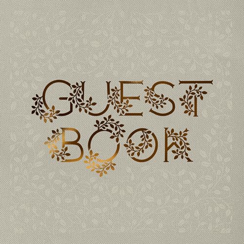 Wedding Guest Book : An Heirloom-Quality Guest Book with Foil Accents and Hand-Drawn Illustrations