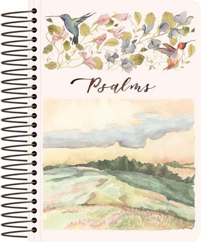 ESV Scripture Journal, Spiral-Bound Edition : Psalms (Artwork by Ruth Chou Simons) (Paperback)