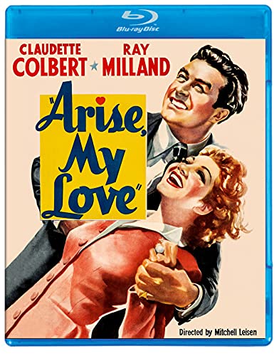 Blu-ray cover featuring a man embracing a laughing woman with the movie title.