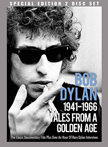 DVD cover featuring black and white portrait of Bob Dylan wearing sunglasses.