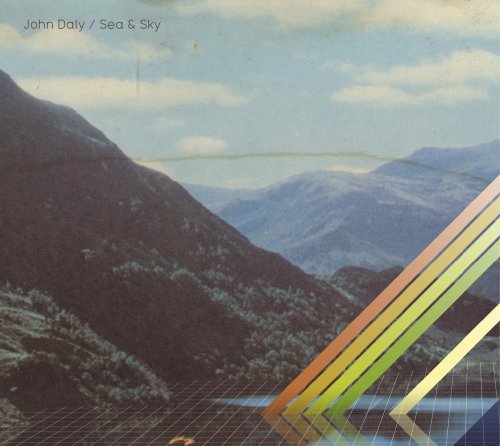 CD cover for John Daly’s “Sea & Sky” featuring a mountain landscape.